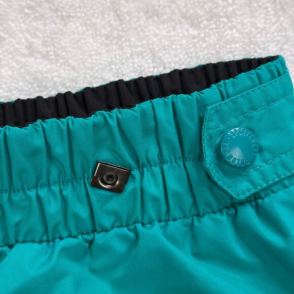 Vintage Y2K Columbia Snow Pants Men’s M Teal Nylon Elastic Waist SM 8320 F4 - Picture 8 of 15